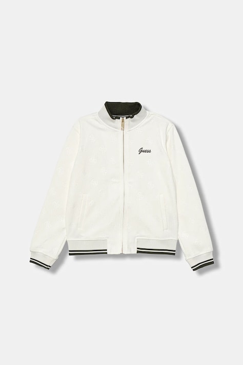 Guess bluza dziecięca kolor beżowy gładka J5BQ23 K1902