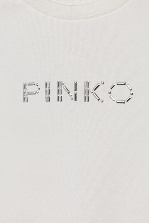 Дитяча бавовняна кофта Pinko — AW25-BLG08C, білий — фото 3
