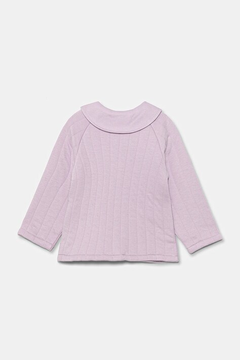 Кофта для немовлят United Colors of Benetton — AW25-BLG096, фіолетовий — фото 2