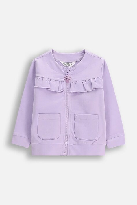 Coccodrillo bluză culoarea violet, uni, HAPPY PUPPY GIRL NEWBORN
