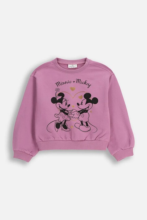 Coccodrillo bluza dziecięca kolor różowy wzorzysta LICENCE GIRL