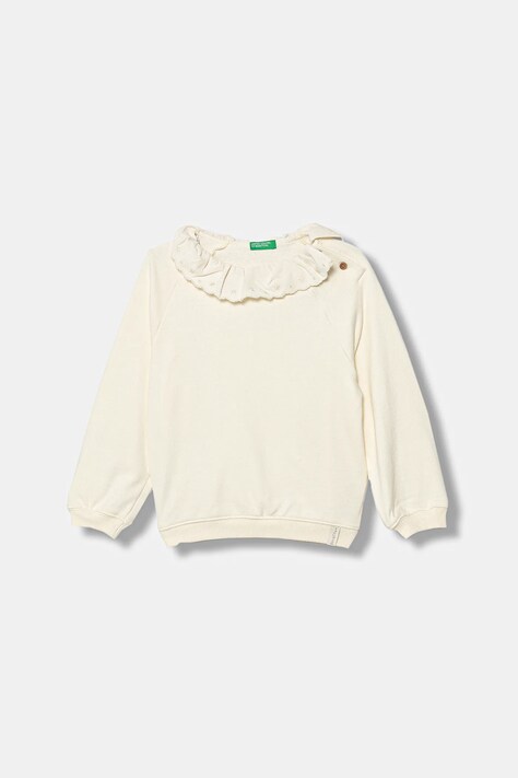 United Colors of Benetton felpa per bambini colore beige  345ZG10LG