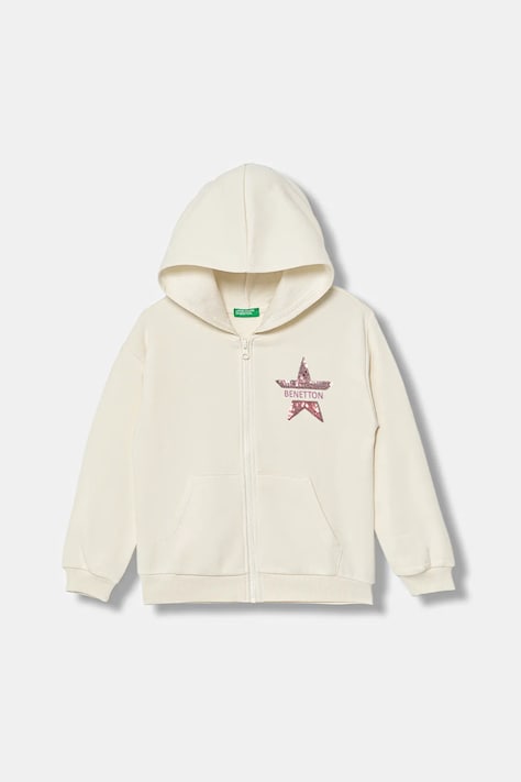 Παιδική μπλούζα United Colors of Benetton χρώμα: μπεζ, 39M2C505O