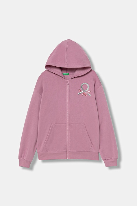 Παιδική μπλούζα United Colors of Benetton χρώμα: ροζ, 39M2C505O