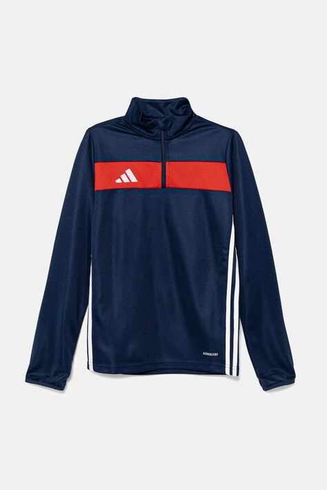 Παιδική μπλούζα adidas Performance χρώμα: ναυτικό μπλε, με κουκούλα, JD0566