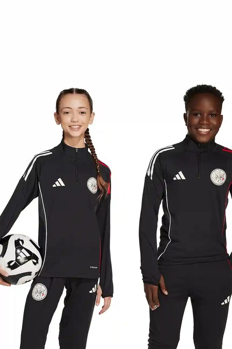 Детски суичър adidas Performance AJAX в черно с принт JP1750