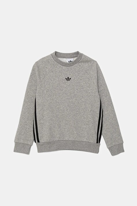 adidas Originals bluză copii culoarea gri, melanj, JW1089