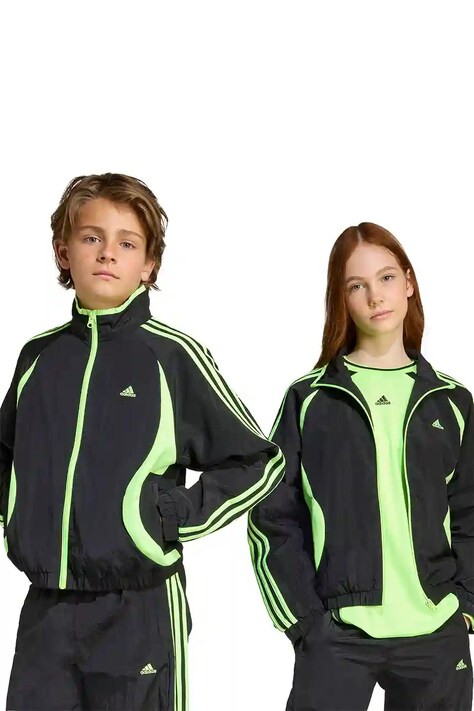 Детски суичър adidas Originals в черно с десен JY6323