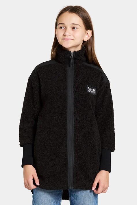 Didriksons bluza dziecięca AMPERE KIDS FZ L kolor czarny 505678
