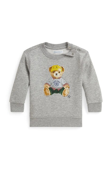 Παιδική μπλούζα Polo Ralph Lauren χρώμα: γκρι, 320P00514001