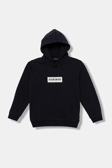 Παιδική μπλούζα Napapijri B-CHAMOIS χρώμα: ναυτικό μπλε, με κουκούλα, NP0A4HY41761