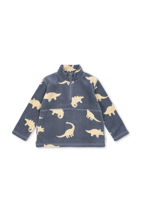 Konges Sløjd bluza dziecięca TAVI FLEECE SWEATSHIRT GRS kolor niebieski KS103542