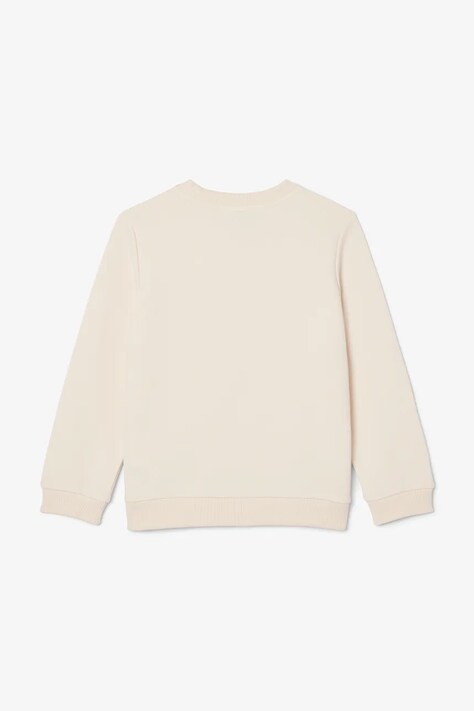 Lacoste bluza bawełniana dziecięca kolor beżowy z nadrukiem SJ8452