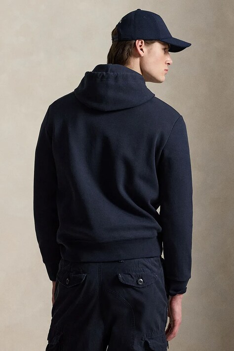 Polo Ralph Lauren кофта з капюшоном чоловіча — AW25-BLM001, темно-синій — фото 2