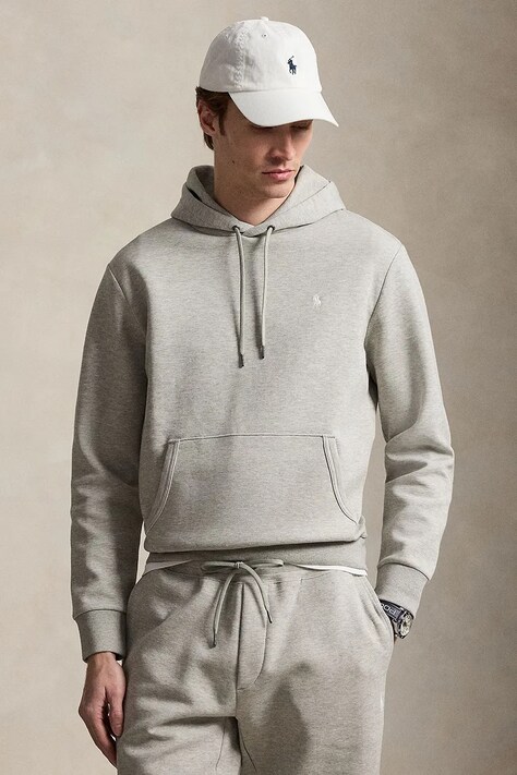 Polo Ralph Lauren bluza z kapturem męska szara 710907092