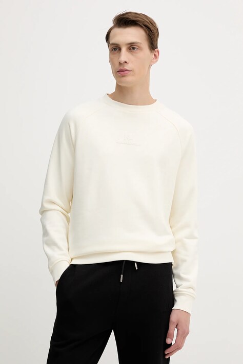 Dukserica Karl Lagerfeld boja: bež, bez uzorka, 554910.705007