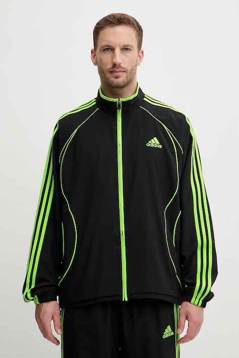 adidas Originals bluză Teamgeist culoarea negru, cu imprimeu, JW5866