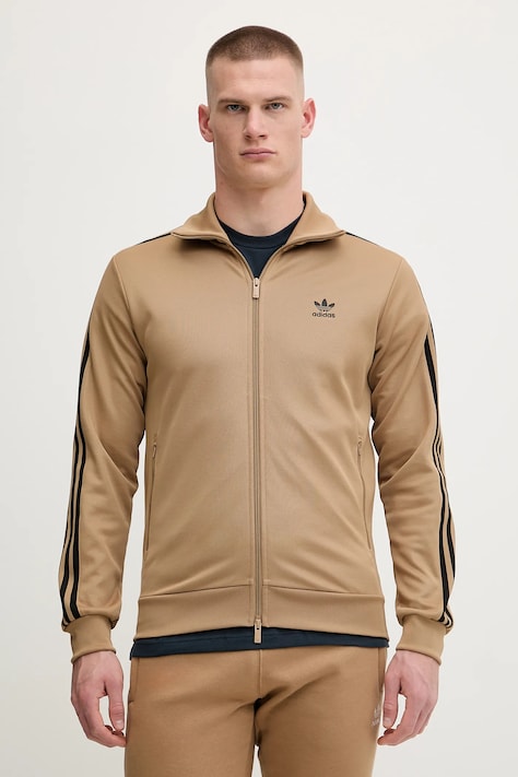adidas Originals bluza Classic TT męska kolor zielony z aplikacją JY1278