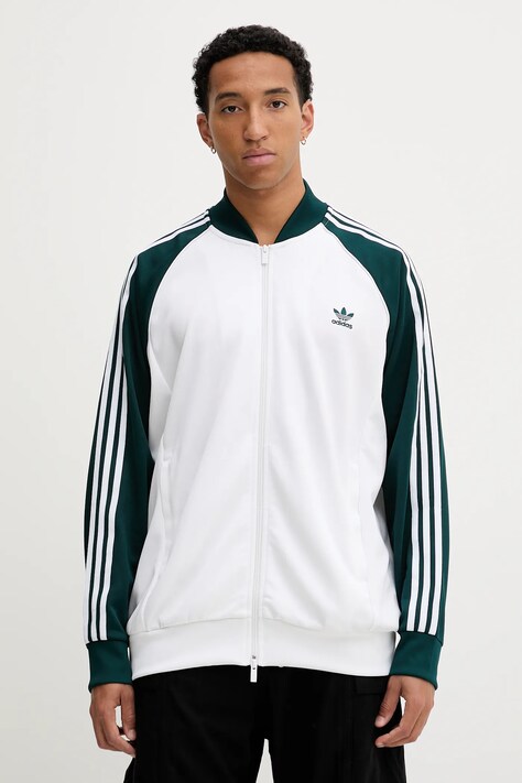 adidas Originals bluză Sst TT culoarea alb, cu imprimeu, JY1293
