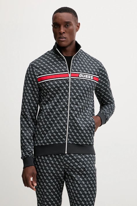 Dukserica Guess KORBIN boja: crna, s uzorkom, Z2BQ06 K7122