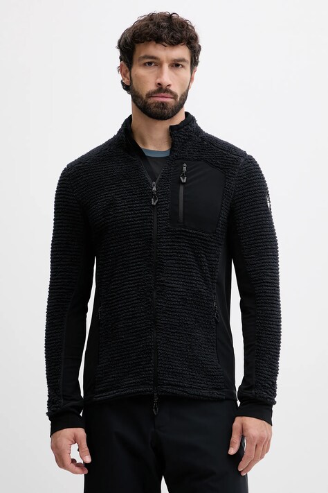 EA7 Emporio Armani bluza sportowa męska kolor czarny gładka AF16390.7M000922