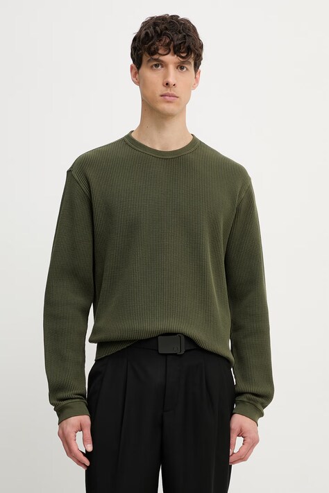 Levi's Pulover pentru bărbați din bumbac verde A9249