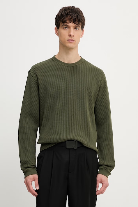 Levi's Pulover pentru bărbați din bumbac verde A9249