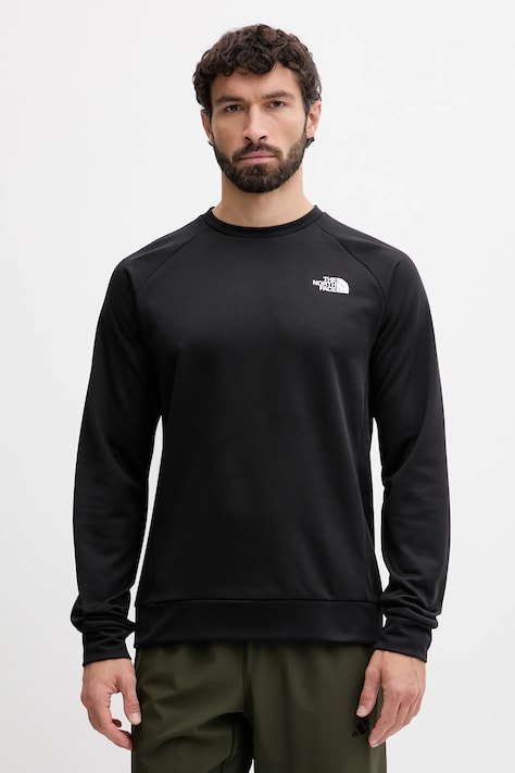 The North Face bluza treningowa Reaxion 2.0 męska kolor czarny z nadrukiem NF0A8DRRKS71