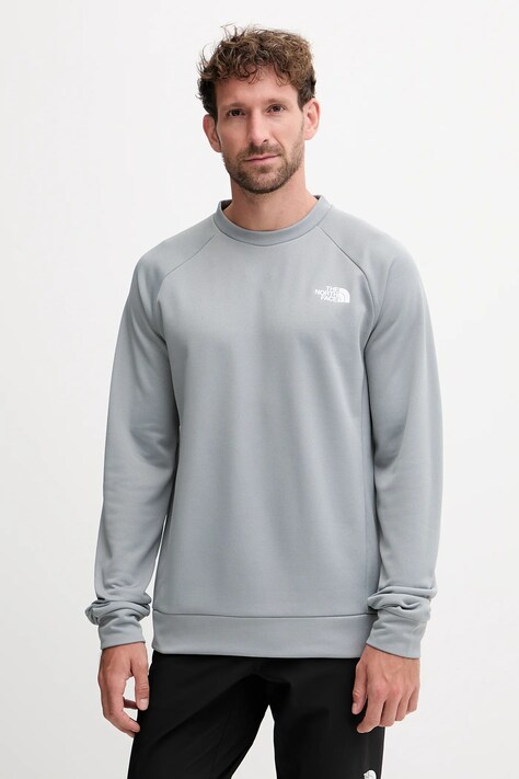Αθλητική μπλούζα The North Face Reaxion 2.0 χρώμα: γκρι, NF0A8DRRPUW1