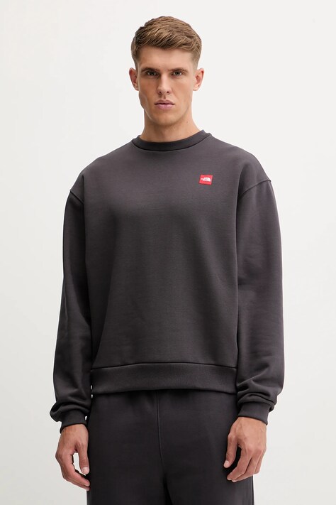 The North Face bluza Redbox męska kolor szary z aplikacją NF0A8EG10SA1