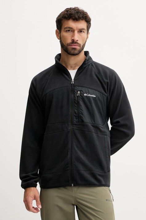 Columbia bluza Fast Trek męska kolor czarny gładka 2135691