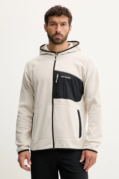 Columbia bluza Fast Trek męska kolor szary gładka 2135701