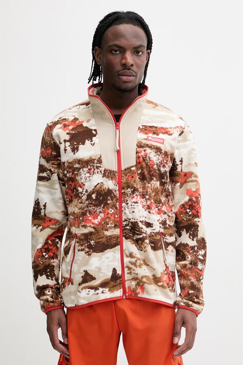 Columbia bluza outdoorowa Sequoia Grove męska kolor beżowy wzorzysta 2135511