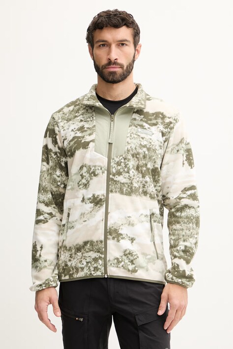 Columbia bluza outdoorowa Sequoia Grove męska kolor zielony wzorzysta 2135511