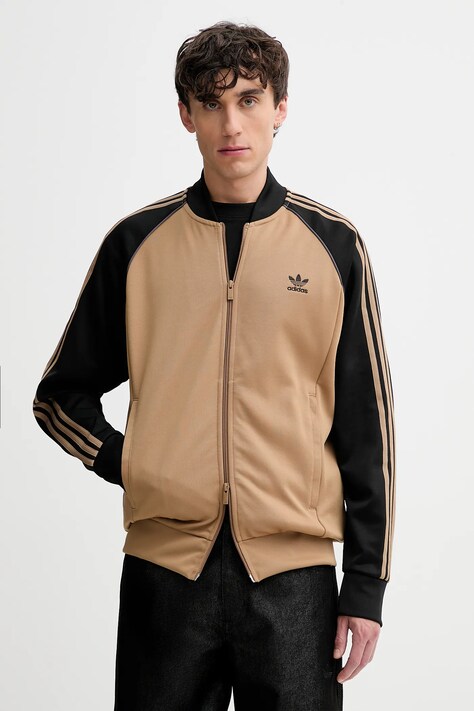 adidas Originals bluza Sst Tt męska kolor zielony wzorzysta JY1292
