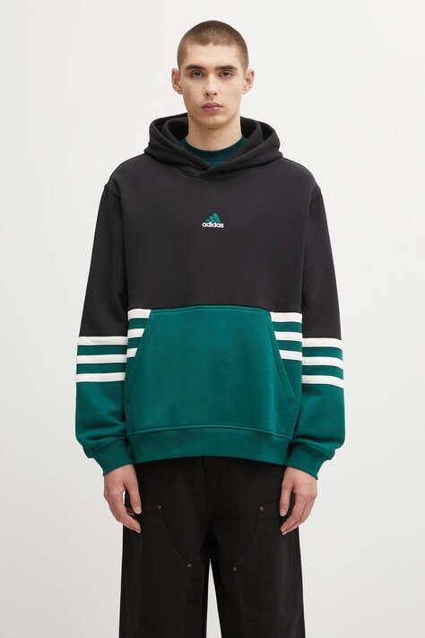 adidas Originals bluza Archive Hoodie męska kolor czarny z kapturem z aplikacją JY2798