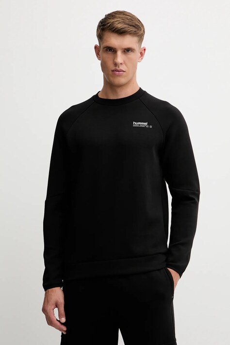 Hummel bluza męska kolor czarny z nadrukiem 225911