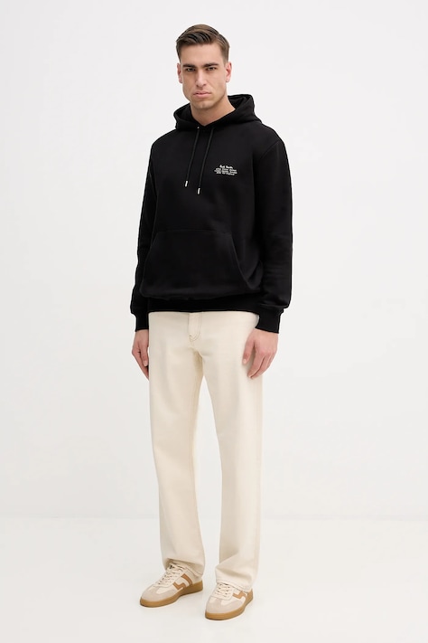 Paul Smith felpa in cotone uomo colore nero con cappuccio M1R-071Y-TP4929