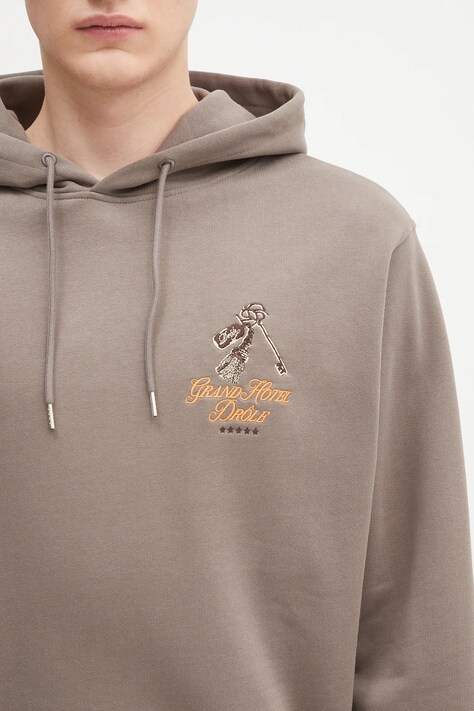 Бавовняна кофта Drôle de Monsieur Le Hoodie Grand HUtel — фото 4