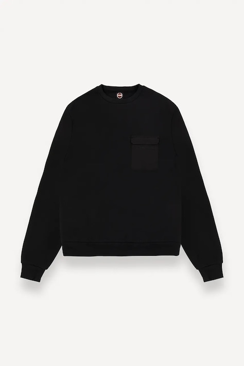 Памучен суичър Colmar мъжки в черно с изчистен дизайн 6283.6ZJ