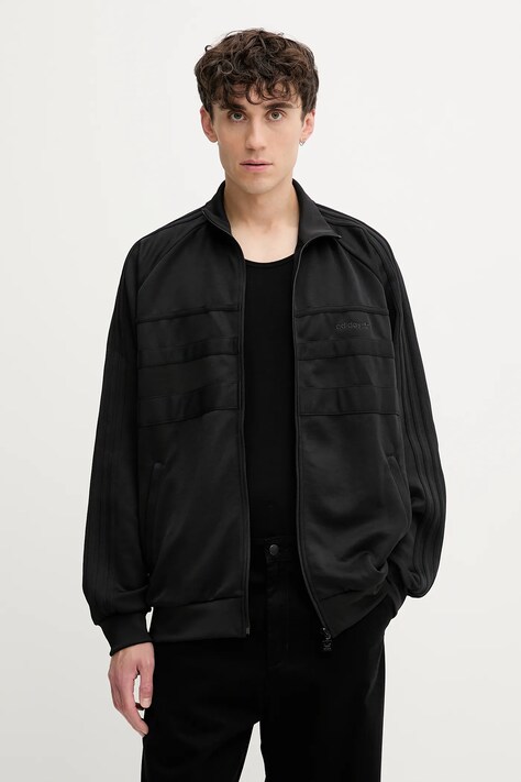 Μπλούζα adidas Originals First TT χρώμα: μαύρο, JX1488