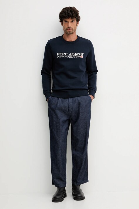 Pepe Jeans felpa uomo colore blu navy  PM5800029