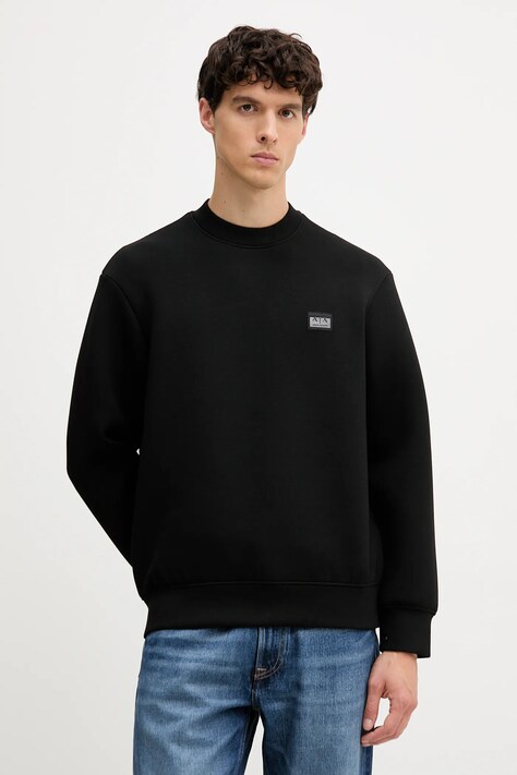 Armani Exchange bluza męska kolor czarny gładka XM001888 AF18746