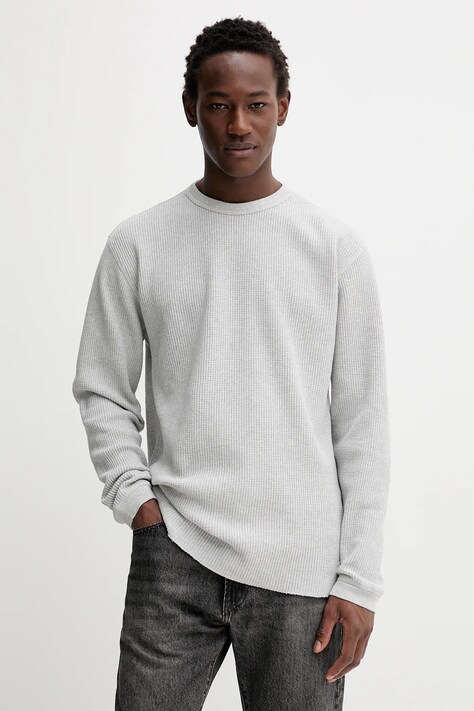 Levi's bluza męska kolor szary gładka A9249