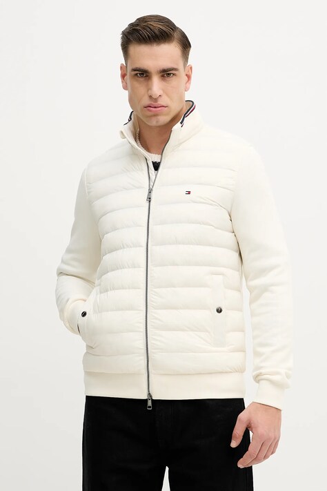 Tommy Hilfiger kurtka kolor beżowy przejściowa MW0MW41329