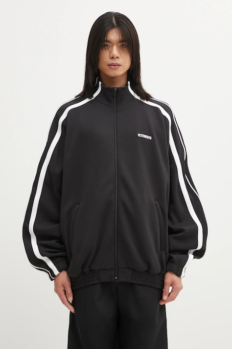 Μπλούζα VETEMENTS Gym χρώμα: μαύρο, UH76GJ300B