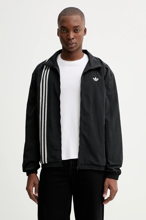 adidas Originals bluza Firebird męska kolor czarny z aplikacją JV9882