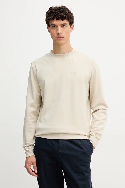 Кофта Barbour LAMBETH колір бежевий з аплікацією MOL0712
