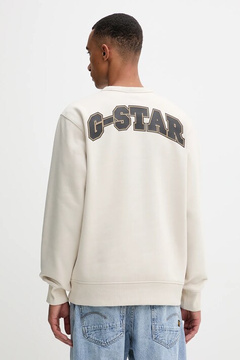 Кофта G-Star 0 цвет бежевый с принтом D27095.D733