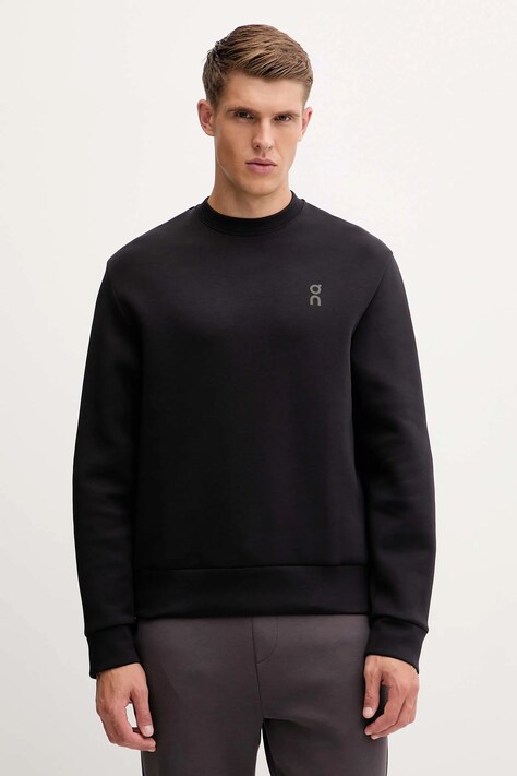 ON running bluza treningowa Focus Tech kolor czarny z nadrukiem 1MF30310553